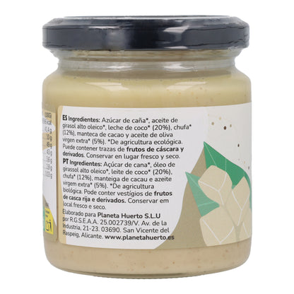 Crème de chocolat blanc végétalienne ECO Planeta Huerto 230 g