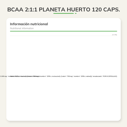 Información nutricional