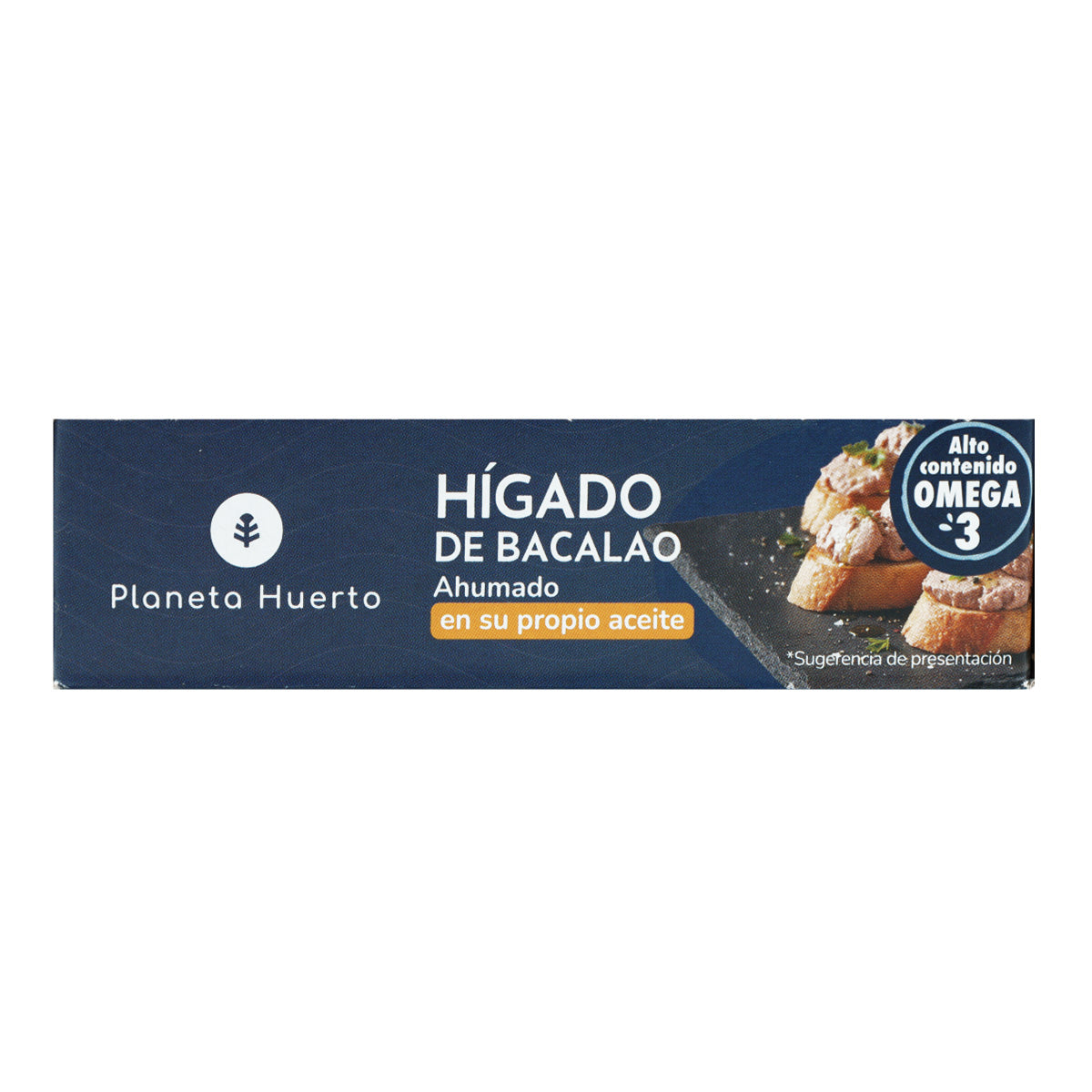 Pack 12x Hígado de bacalao en su propio aceite MSC pesca sostenible Planeta Huerto 120 g