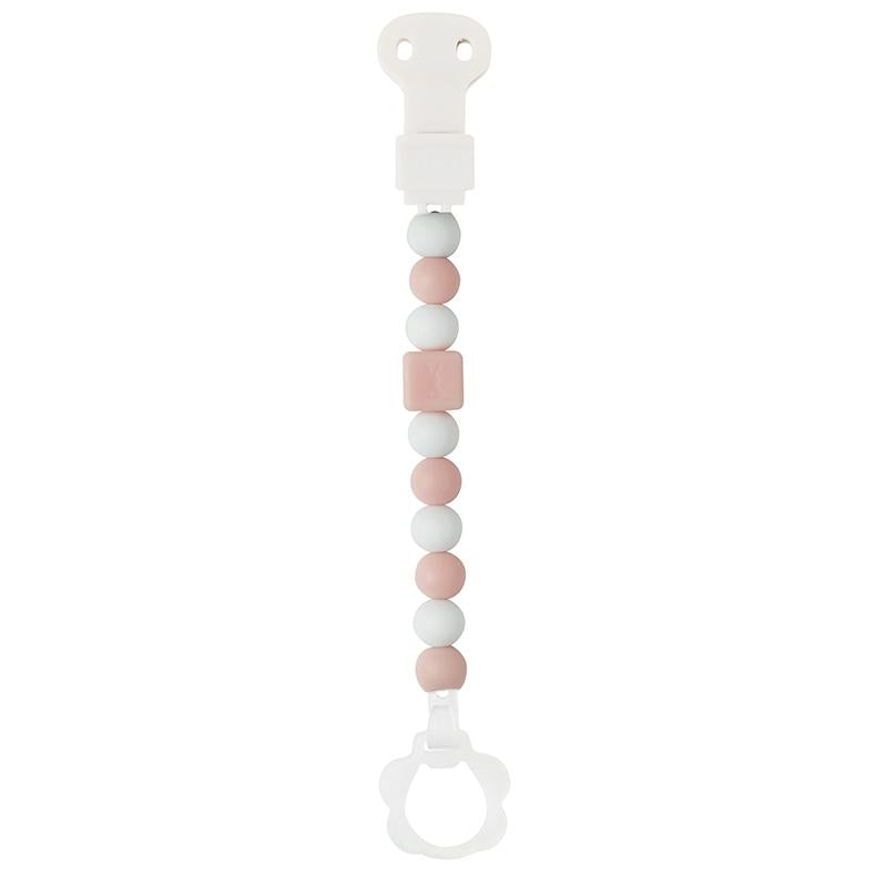 Pinza chupete  (con clip de chupete) Doukidou Azul-Blanco