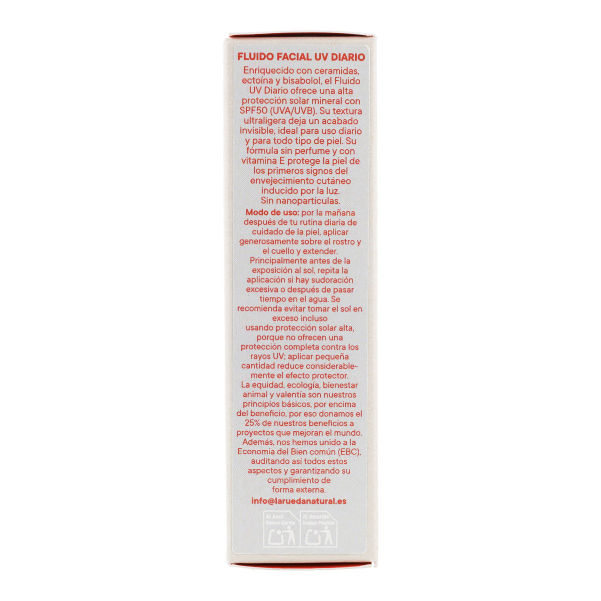 Fluide visage quotidien UV SPF50 I+M 30 ml
