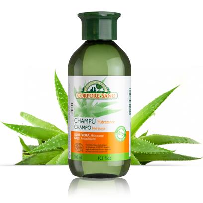 Champu hidratante aloe vera y goji, Corpore Sano 300 ml