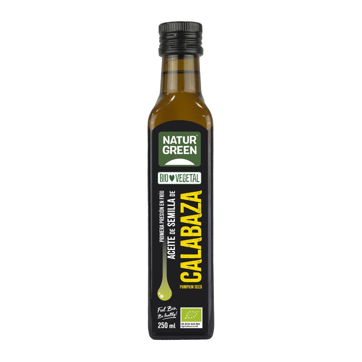 Aceite de Semillas de Calabaza Bio NaturGreen, 250 ml