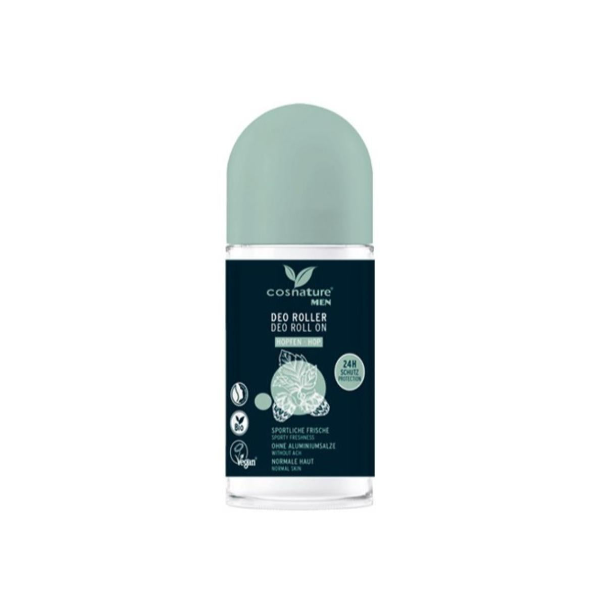 Desodorante roll-on 24h hombre lúpulo BIO Cosnature 50 ml
