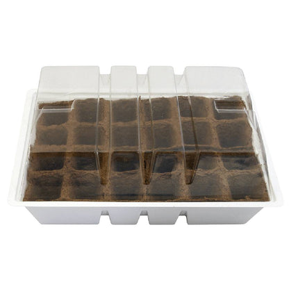 Kit de Semillero con Invernadero M para 4 bandejas Planeta Huerto