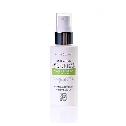 Contorno de Ojos Antiedad con Aguacate, Té Verde & Cafeína Alma Secret 30 ml