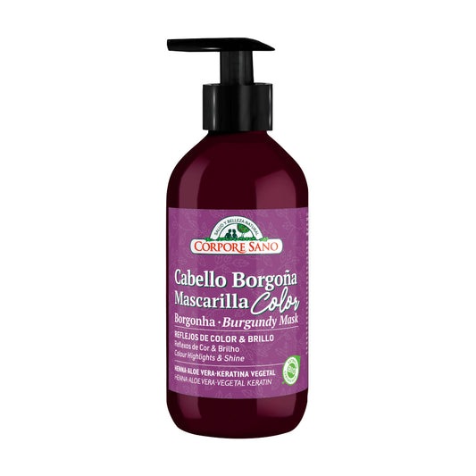 Mascarilla Color Cabellos Borgoña Corpore Sano 280 ml