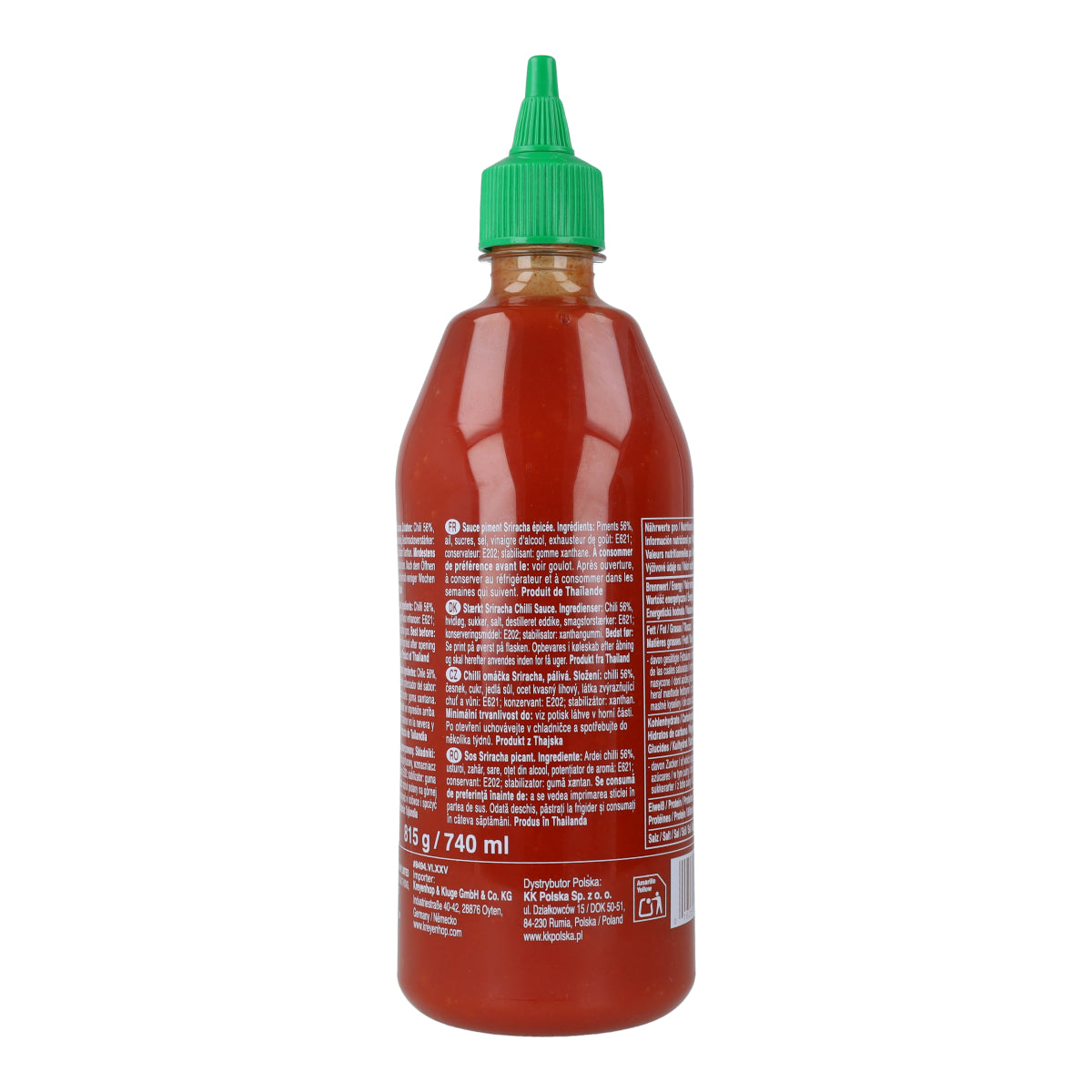Sauce Sriracha au piment traditionnel sans glutamate monosodique Uni-Eagle 815 g – Épicée et crémeuse, à la thaïlandaise