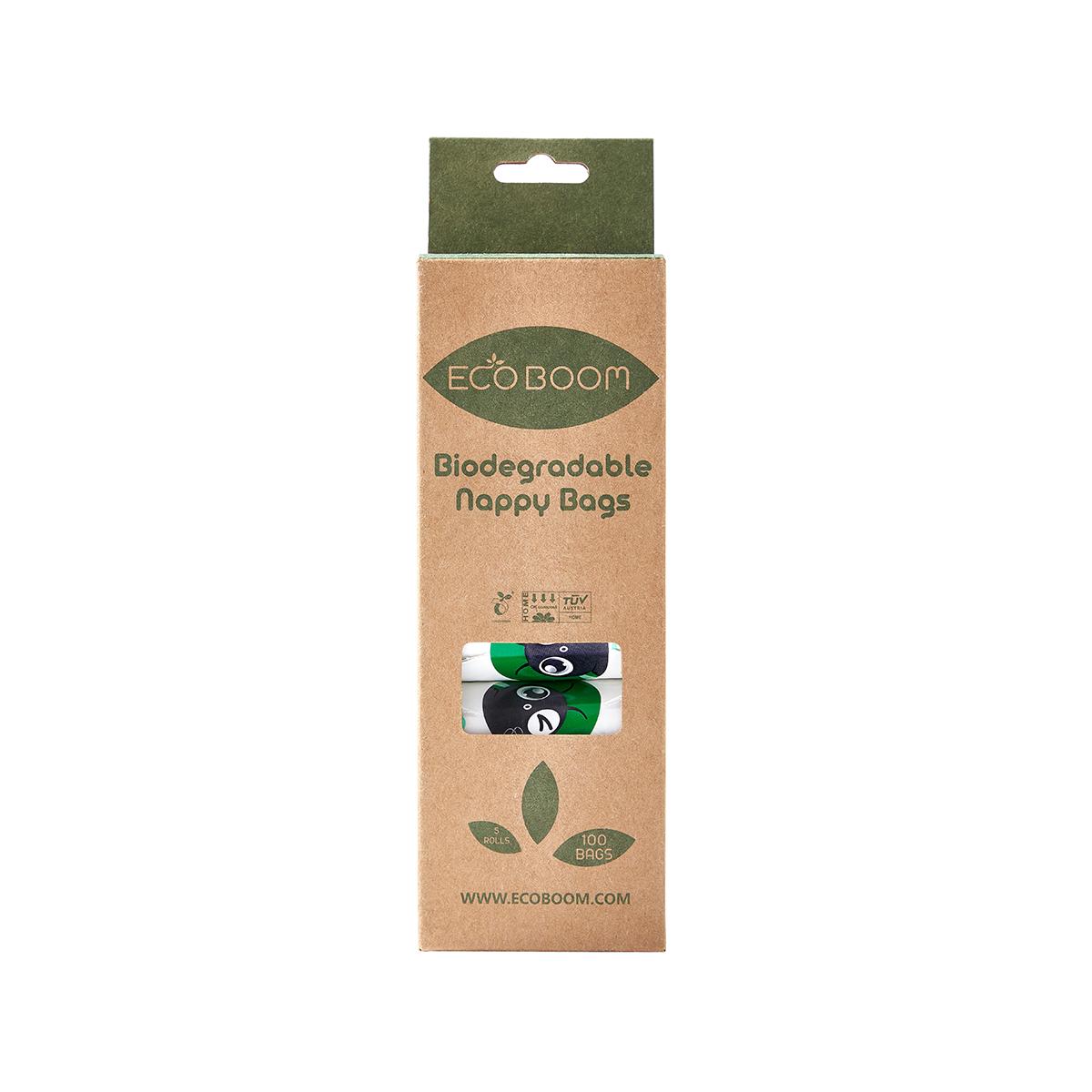 Bolsas biodegradables 100% compostables Ecoboom 5x20 bolsas