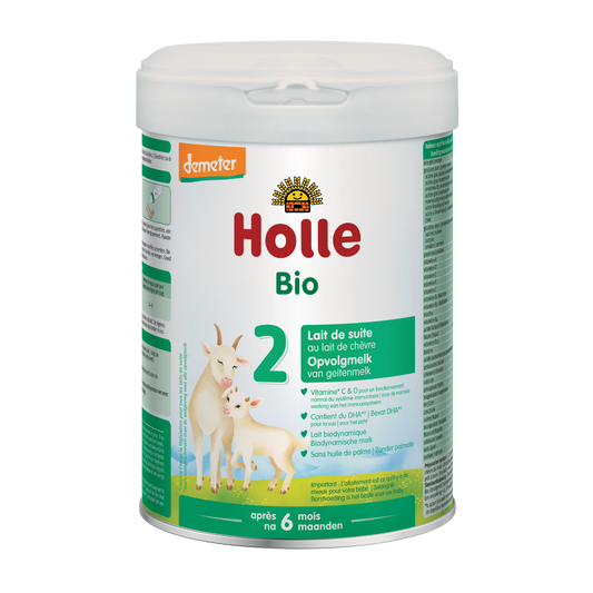 Lait de suite de chèvre 2 (après le 6e mois) CANETTE, Holle, 800 g