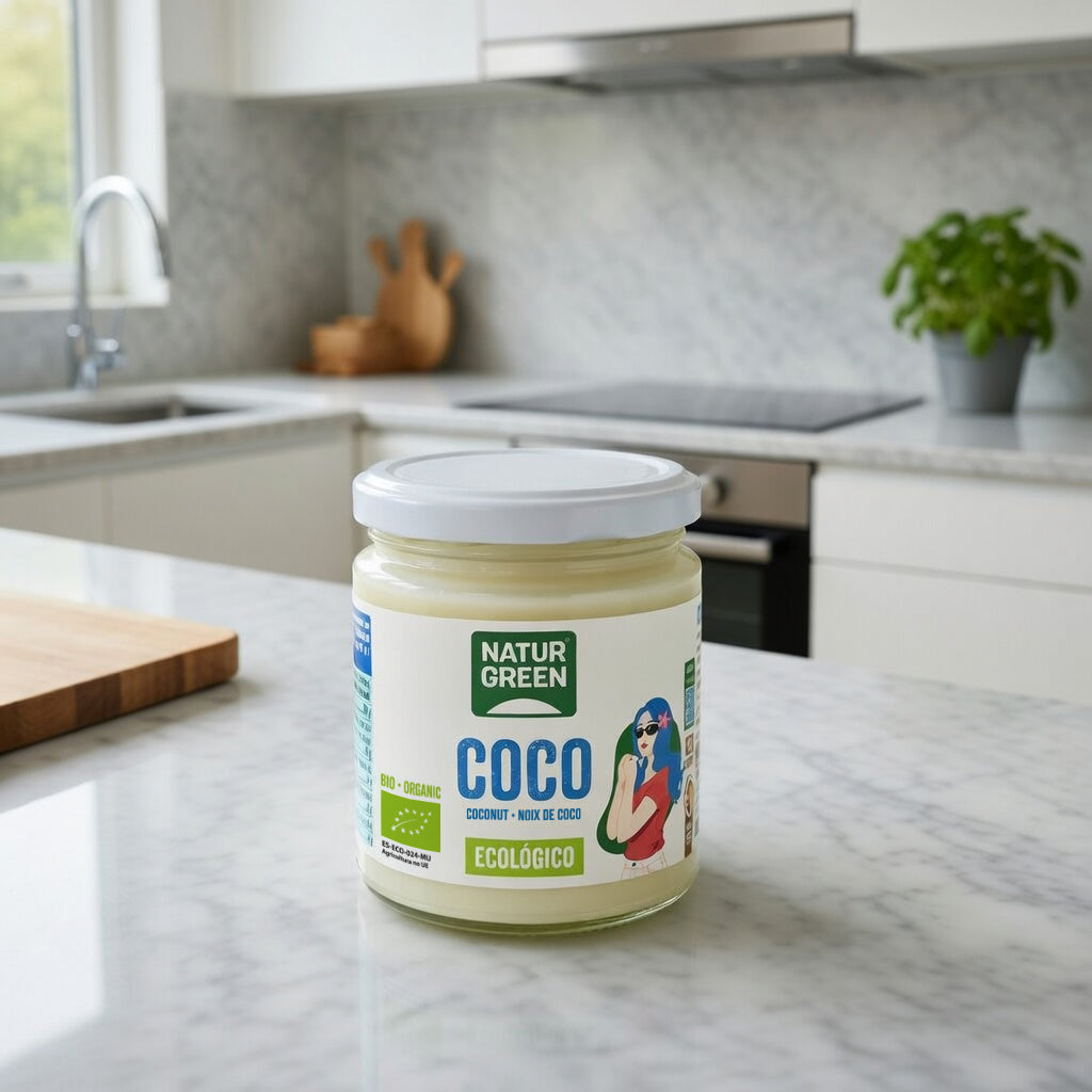 Graisse de coco bio NaturGreen 200 g