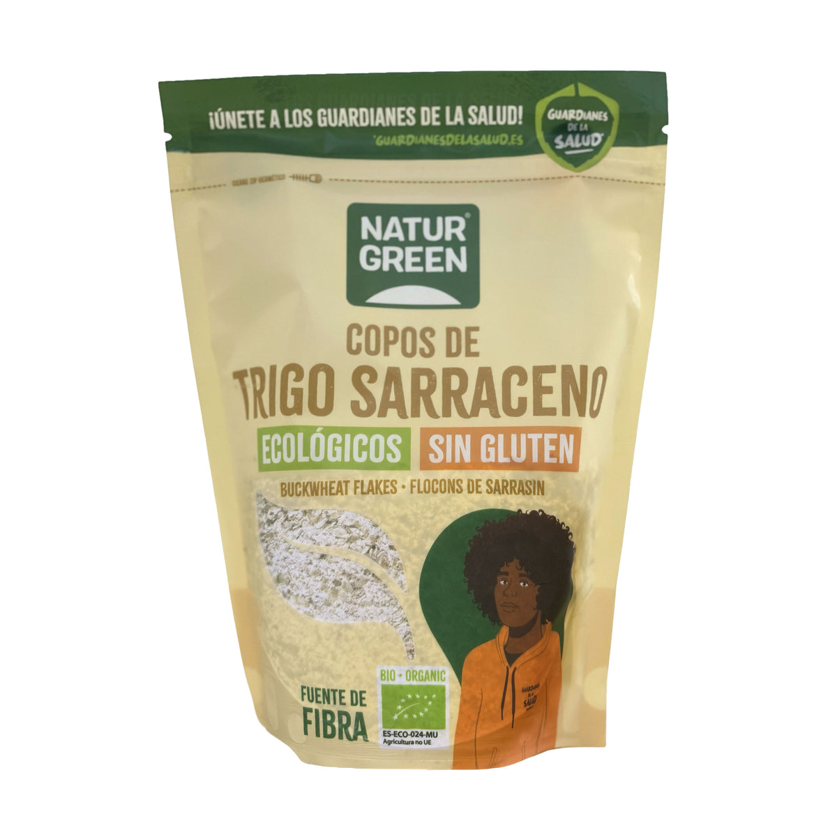 Flocons de sarrasin BIO sans gluten Naturgreen, 250 g