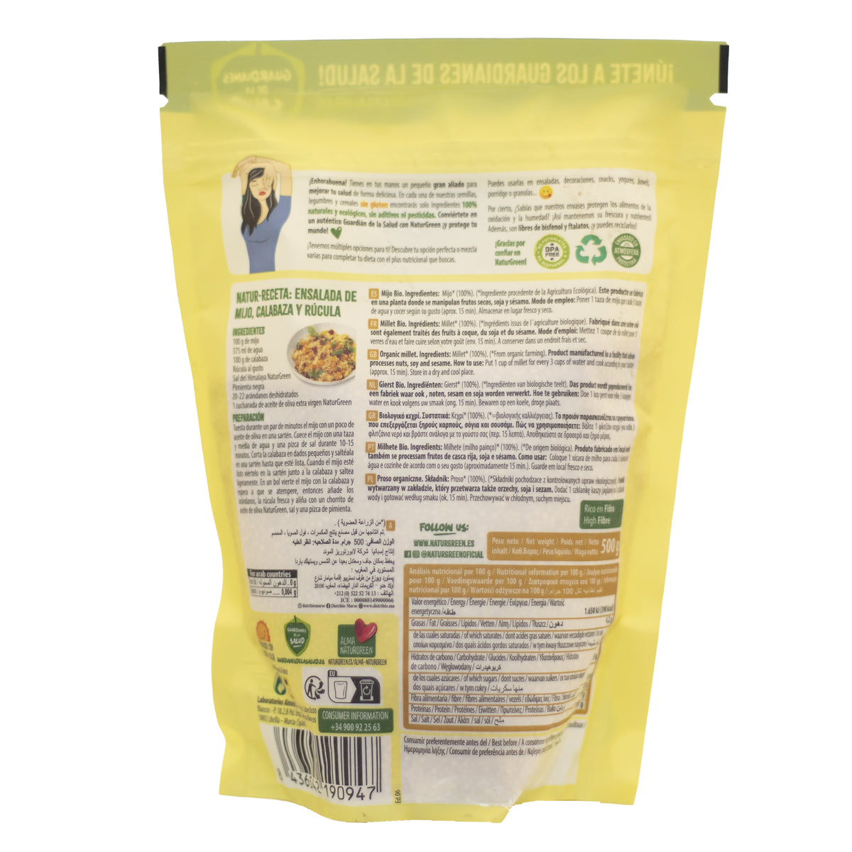 Millet Bio Naturgreen, 500 g