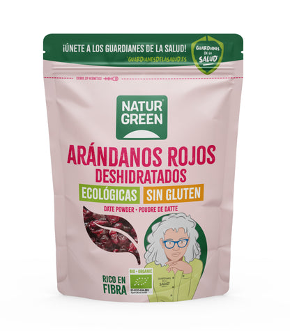 Canneberges déshydratées bio Naturgreen 125 g