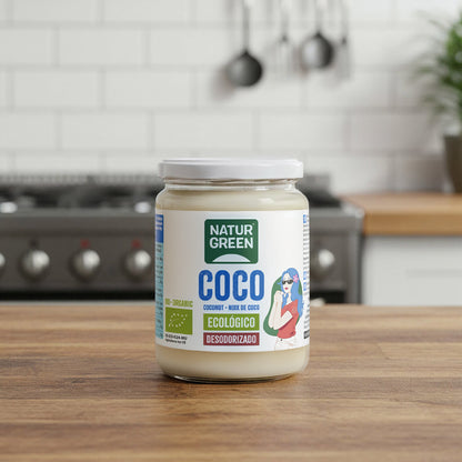 Graisse de coco désodorisée BIO Naturgreen 430 ml