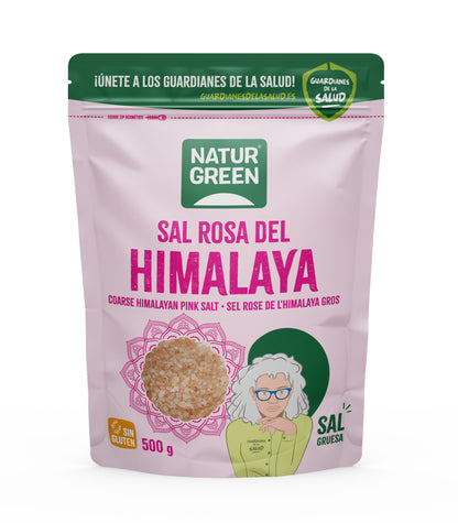 Sel rose de l'Himalaya gros grains Naturgreen 500 g