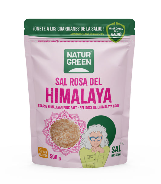 Sel rose de l'Himalaya gros grains Naturgreen 500 g
