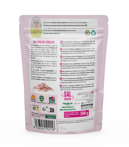 Sel rose de l'Himalaya gros grains Naturgreen 500 g