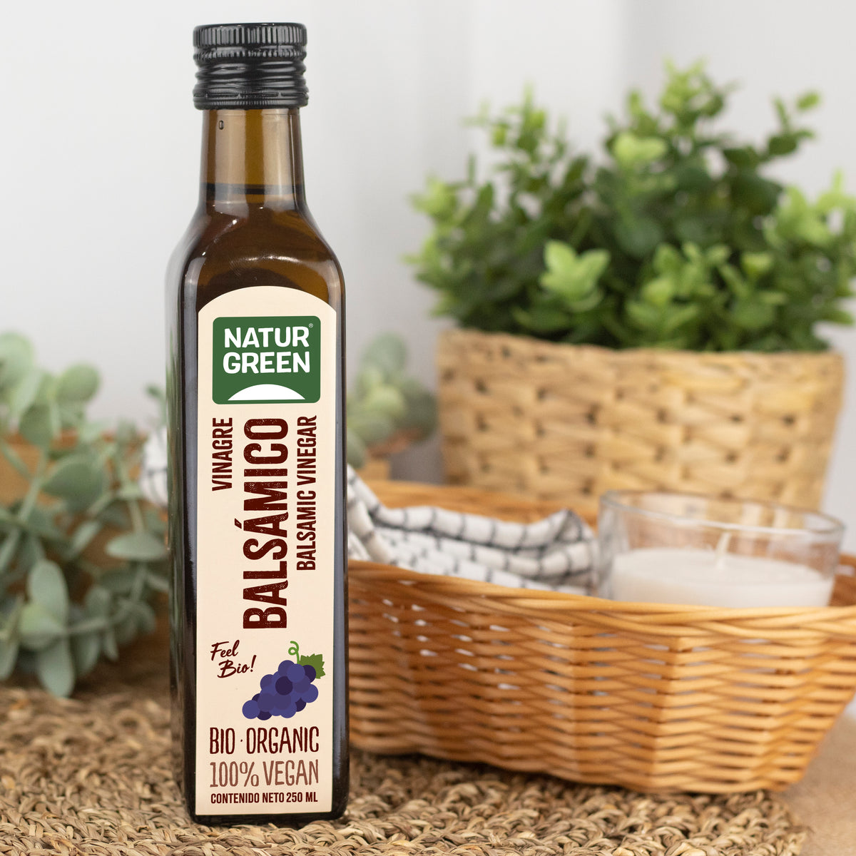 Vinaigre balsamique bio NaturGreen, 250 ml