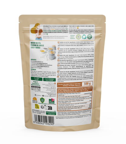 Graines de chia bio, NaturGreen, 500 g