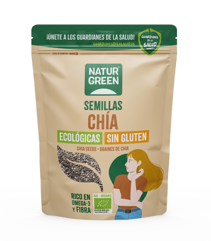 Graines de chia bio, NaturGreen, 500 g
