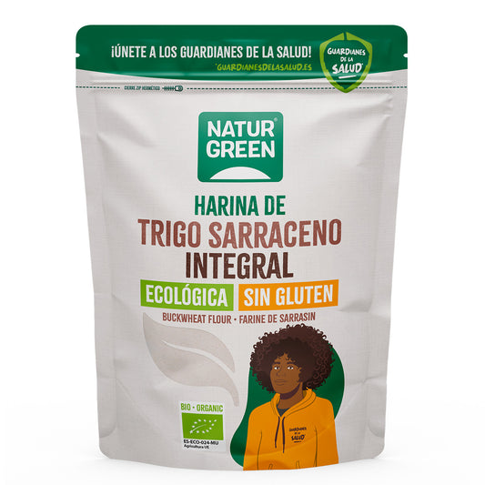 Farine de sarrasin complète sans gluten NaturGreen 500 g