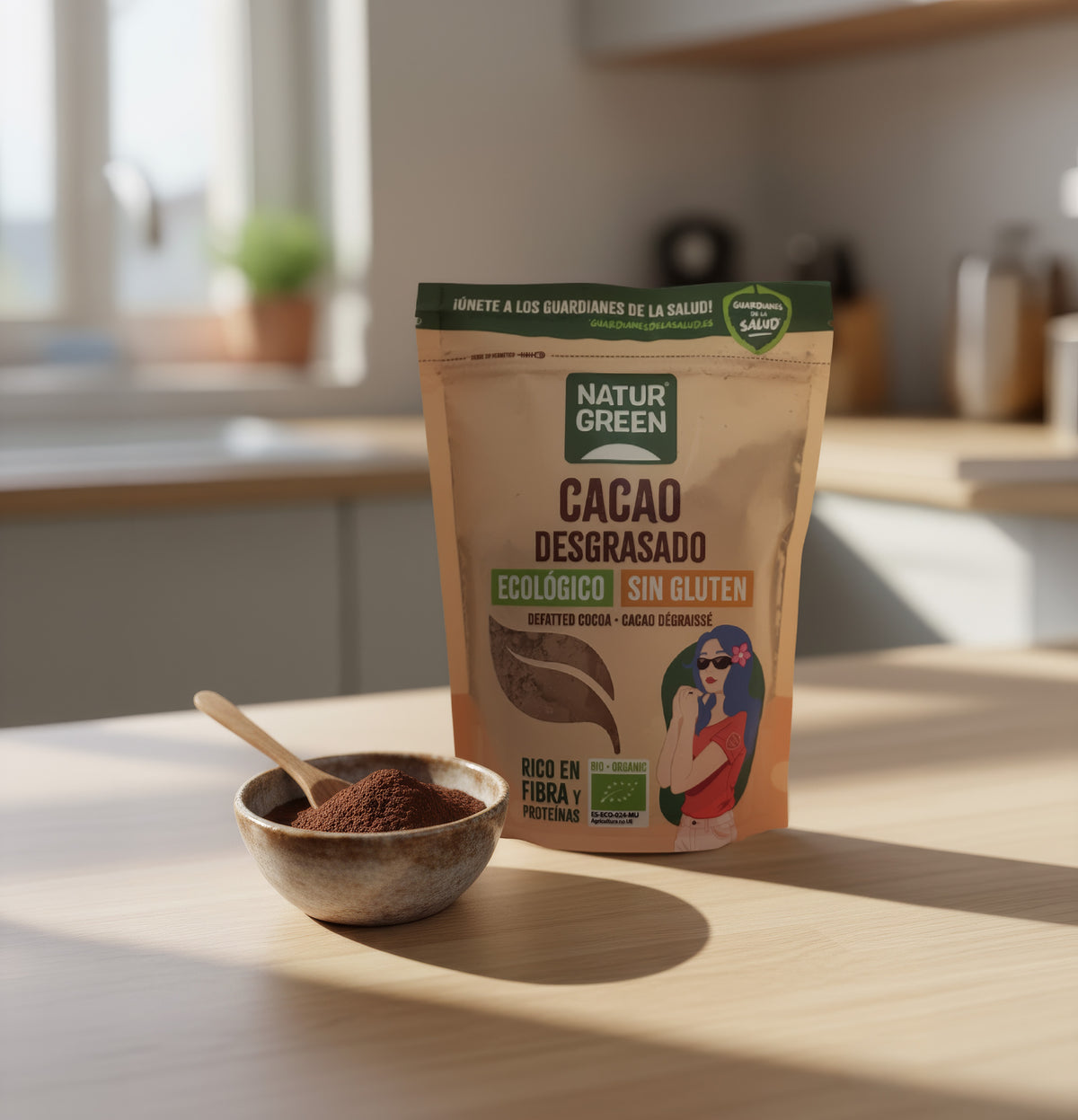 Cacao dégraissé Bio Naturgreen 225 g