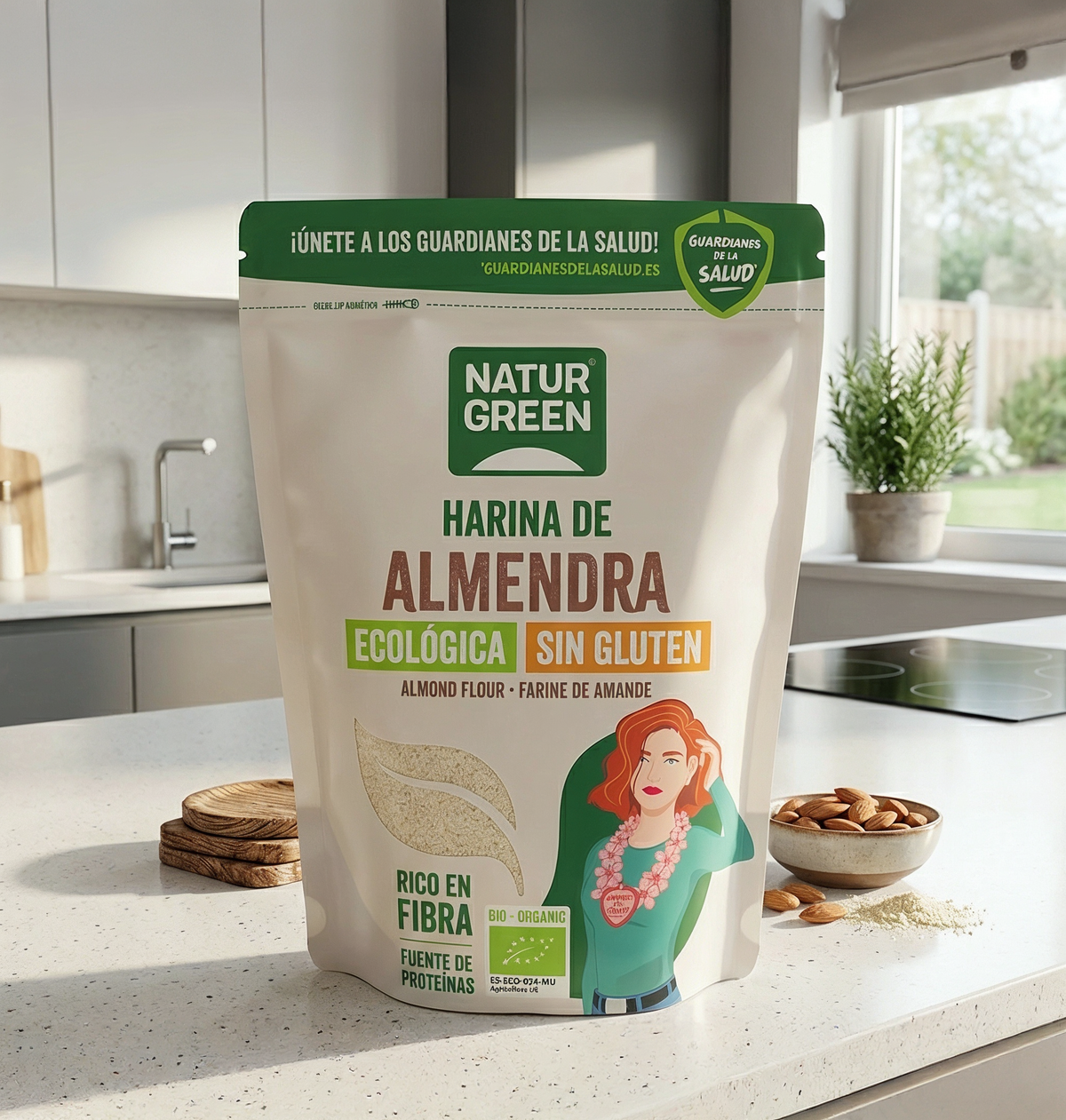 Farine d'amande bio sans gluten NaturGreen 300 g