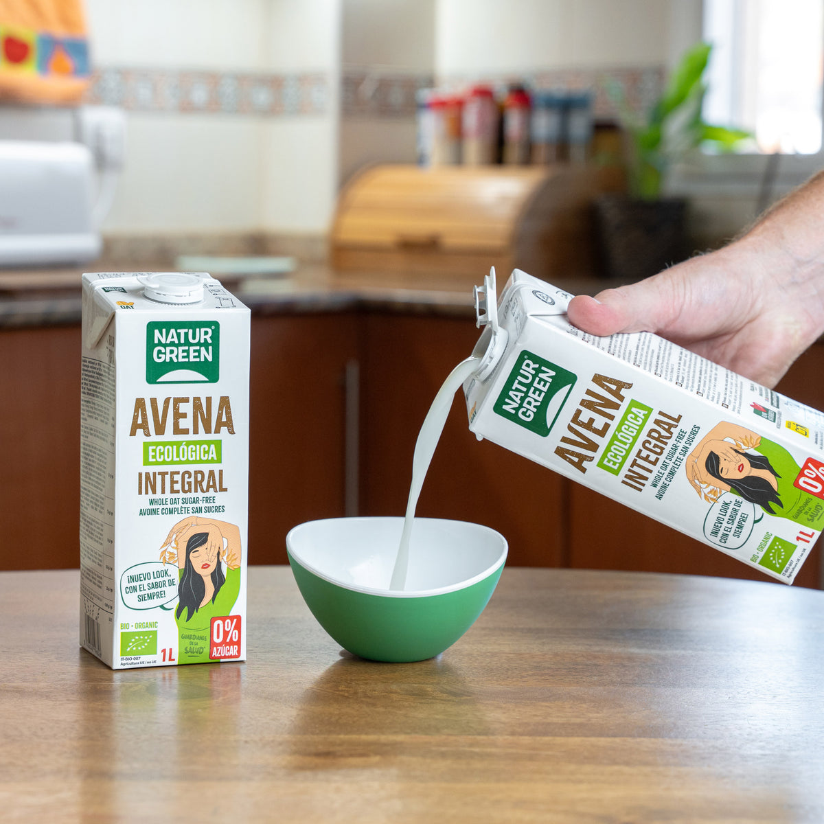 Boisson à l'avoine complète 0 % sucres Bio NaturGreen 1 L