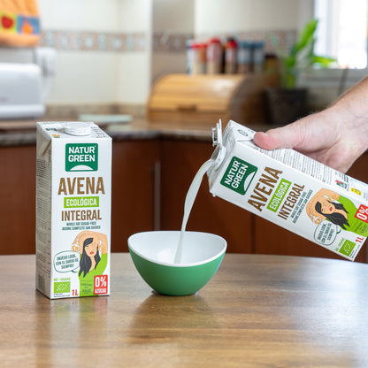 Boisson à l'avoine complète 0 % sucres Bio NaturGreen 1 L