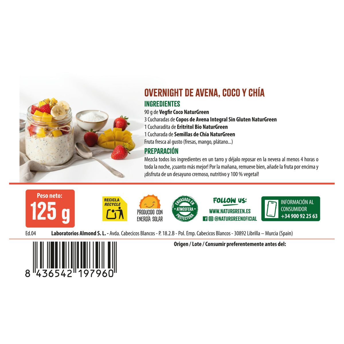 Graines de chia NaturGreen 125 g