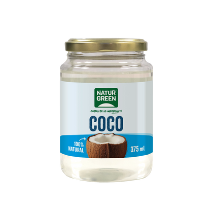 Graisse de coco Bio flacon PET NaturGreen 375 ml
