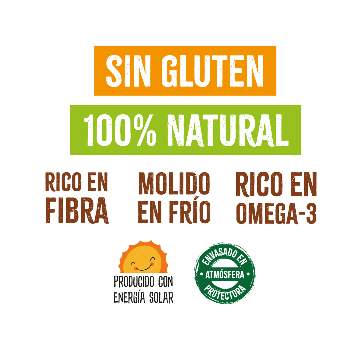 Graines de lin brun moulues NaturGreen 125 g