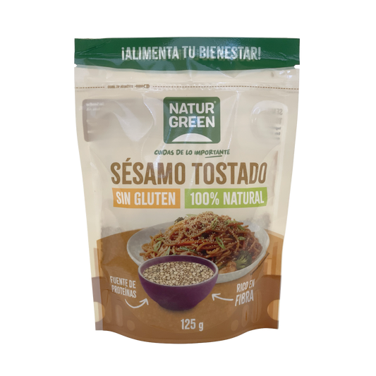 Graines de sésame grillées NaturGreen 125 g