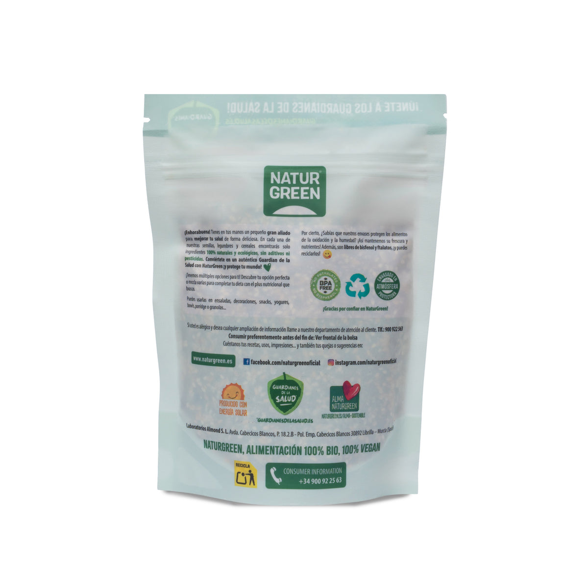 Mélange 6 graines Salade Goji et Chia Bio NaturGreen 225 g