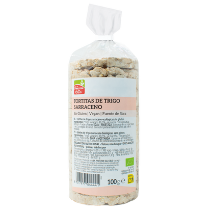Crêpes au sarrasin avec sel et sans gluten BIO La Finestra Sul Cielo 100 g