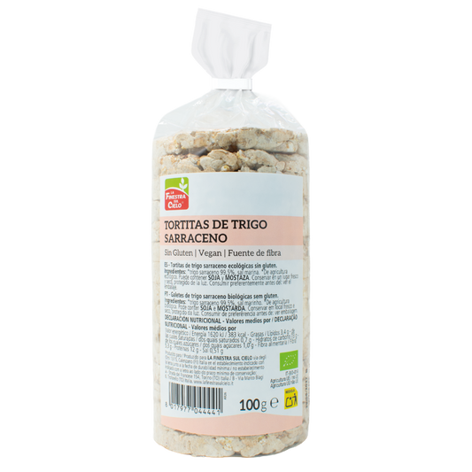 Crêpes au sarrasin avec sel et sans gluten BIO La Finestra Sul Cielo 100 g