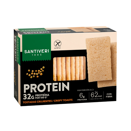 Toasts protéinées 25 grammes de Protéine Santiveri 110 gr