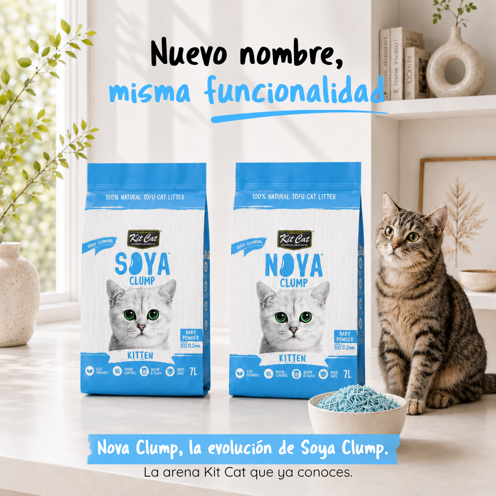 Kit Cat Arena Eco SoyaClump - Kitten Baby Powder 7 L Litière pour chat