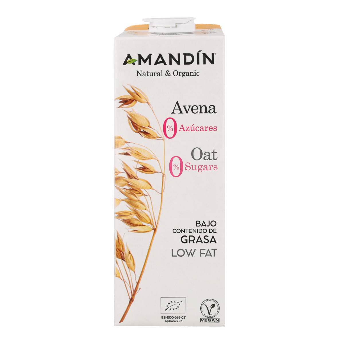 Boisson Avoine 0% Sucres Bio Amandin 1L
