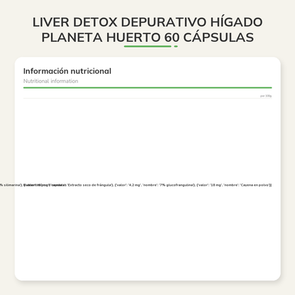 Información nutricional
