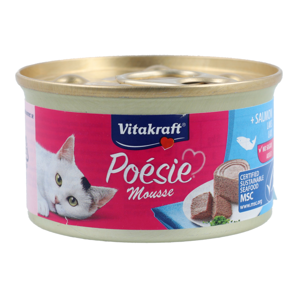 Vitakraft Boîte Poésie mousse de saumon 85 g nourriture humide pour chat