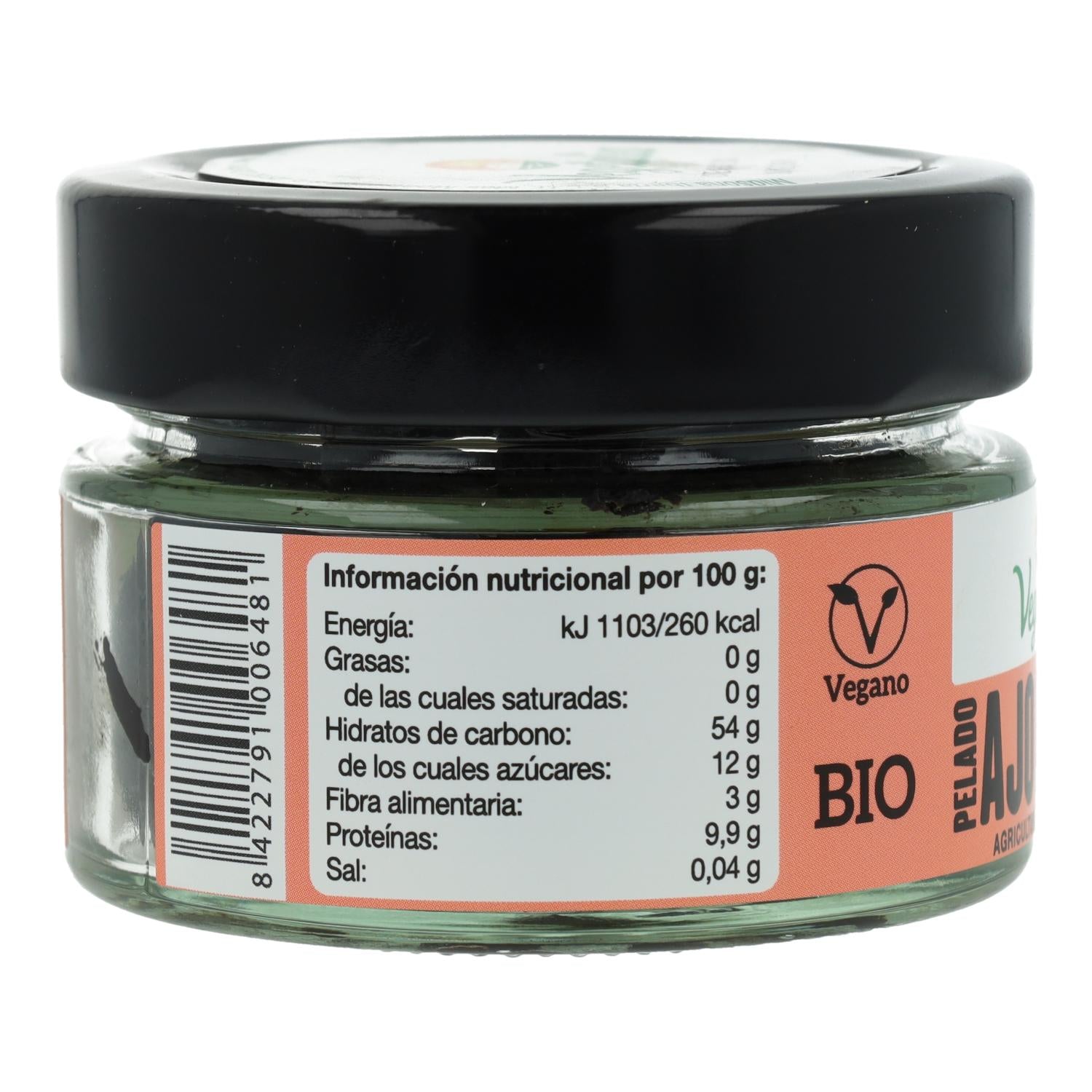 Ajo Negro pelado Vegetalia 200 g