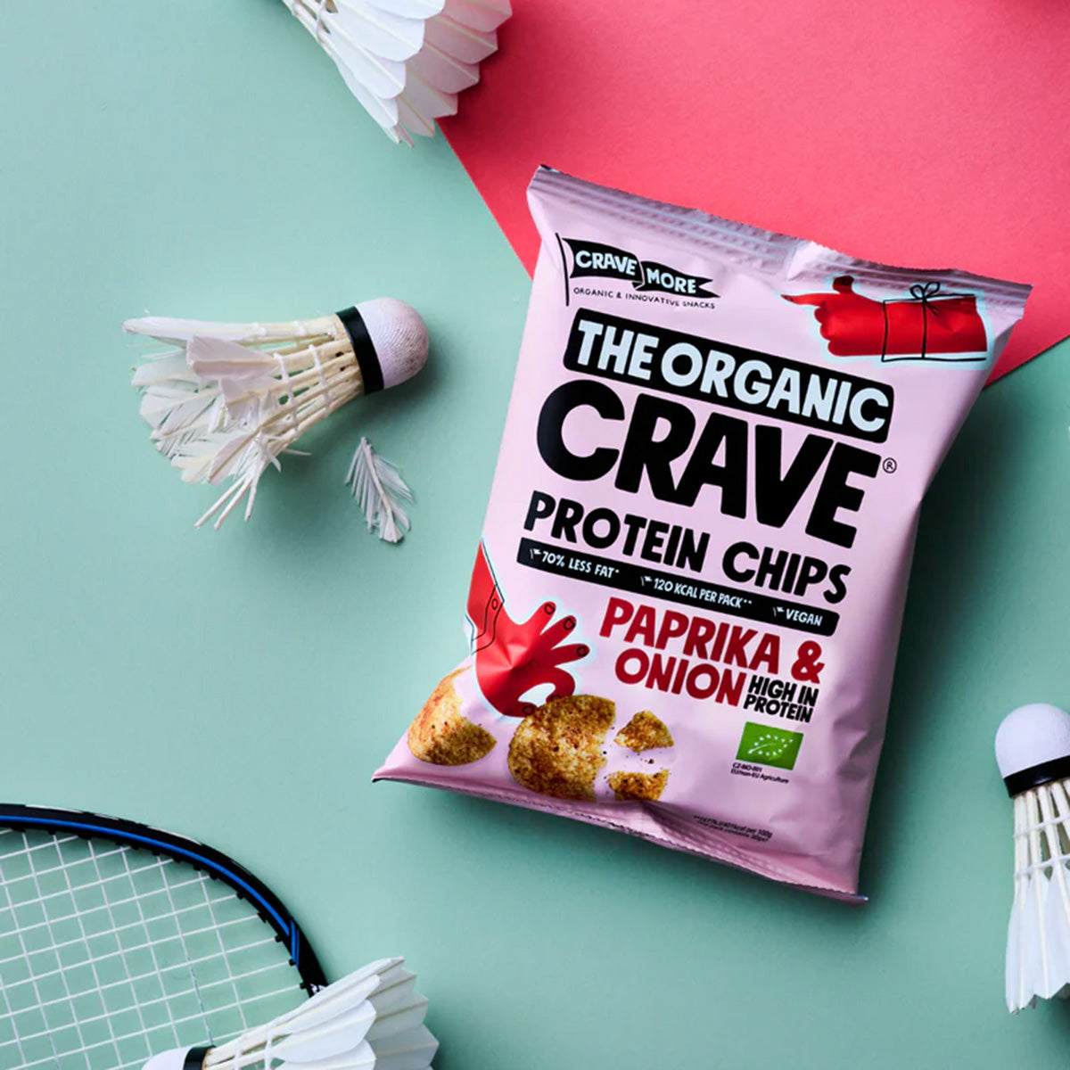 Chips Proteicos de Lentejas Paprika & Onion 30 g