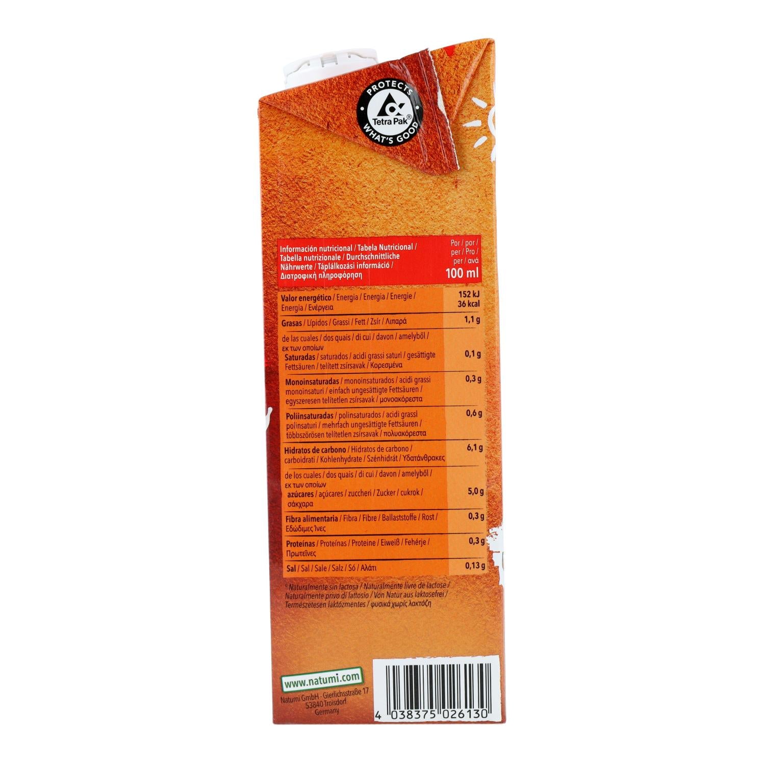 Bebida Avena BIO Natumi 1 L