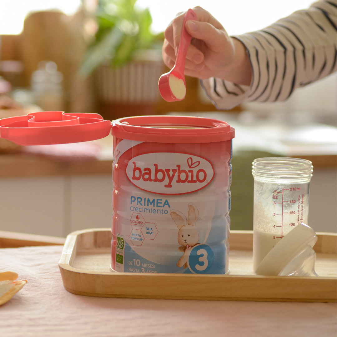 Pack 2 uds Preparado Lácteo Primea 3 Babybio 800 g