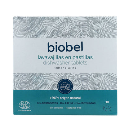 Pastilles pour lave-vaisselle BioBel 30 unités