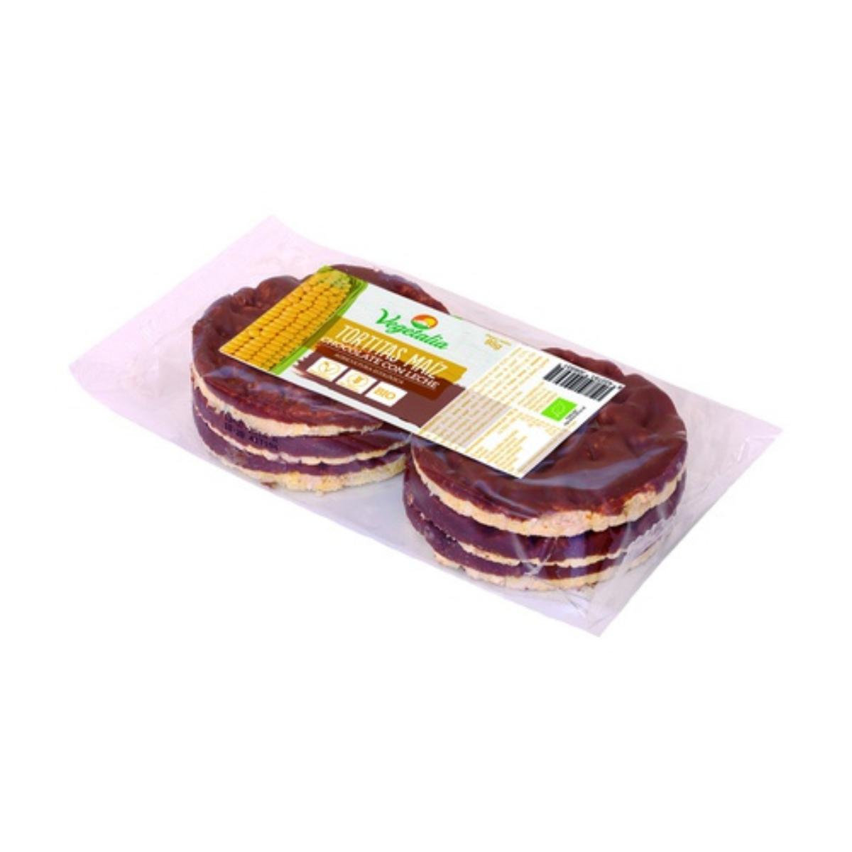 Tortitas de Maíz con Chocolate con Leche  Vegetalia 95 g