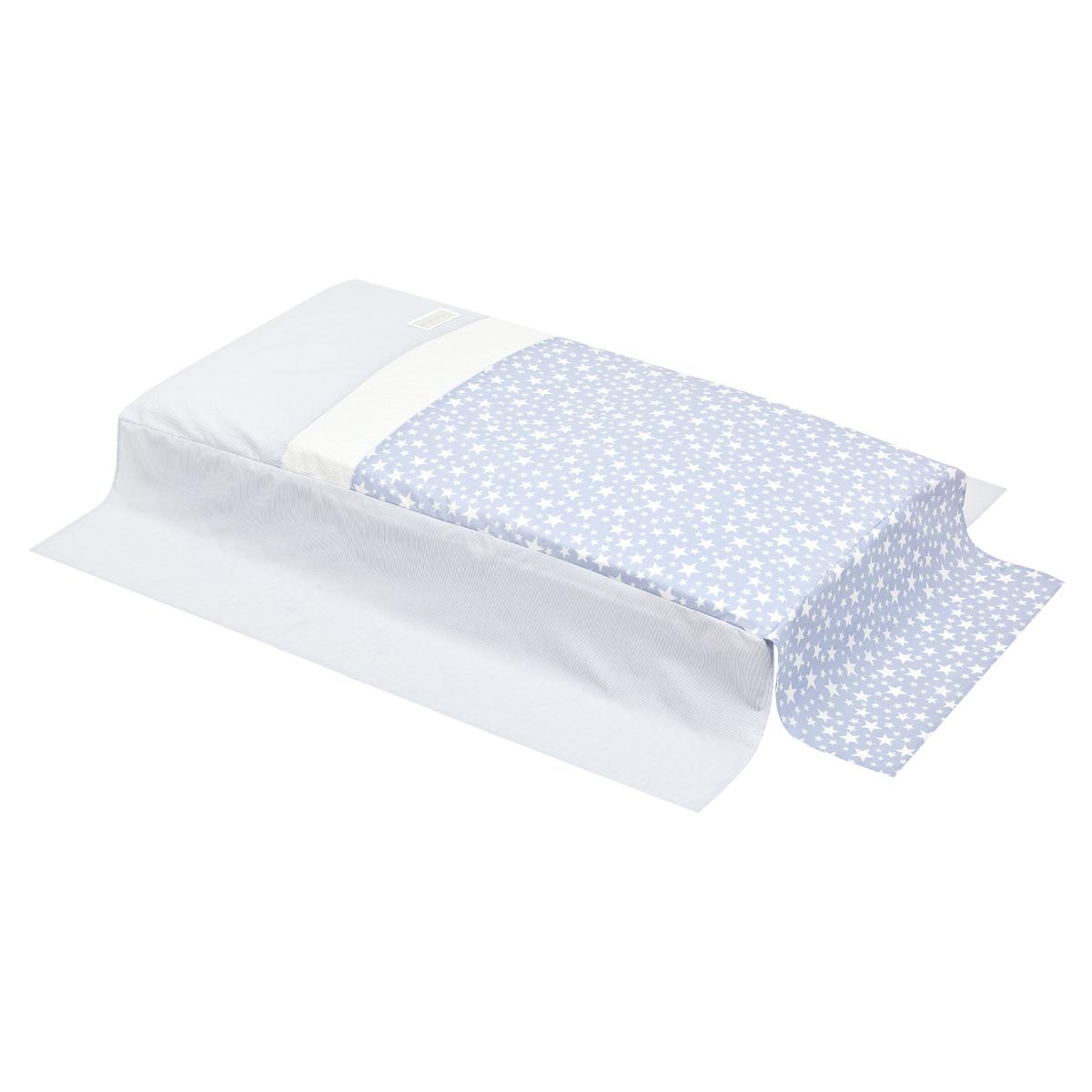 Colcha y protector para cuna diseño Star de Cambrass 70x140 cm. Star Rosa