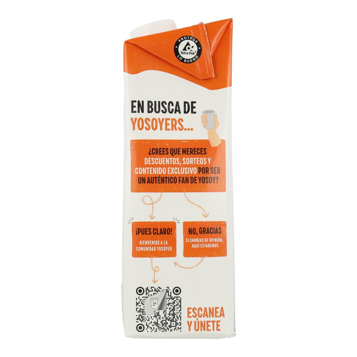 Bebida de Avena Sin Gluten YOSOY 1L